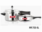 RICH INOX SERIES STAINLESS STEEL PRESSURE COOKER WITH GLASS LID