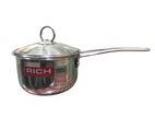 Rich Sauce Pan Tea Pot with Glass Lid 14cm – (RHSP-768-14)