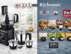 RICHSONIC ICON FOOD PRO 5 JARS 800 WATTS : RSMG-2046