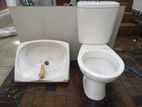 Rocell Commode With American Standard Wash Basin