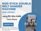 Rod Stick Double Belt Sander Machine