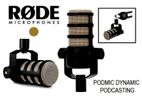 Rode PodMic Cardioid Dynamic Podcast, Broadcast Microphone