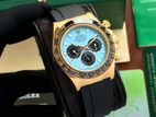 Rolex Cosmograph Daytona Turquoise Blue Dial Men's Watch
