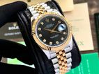 Rolex Date Just 41 Swiss ETA 3235 Movement Two Tone Mens Watch
