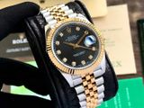Rolex Date Just 41 Swiss ETA 3235 Movement Two Tone Mens Watch