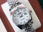 Rolex Datejust 36MM White Diamond Dial Watch