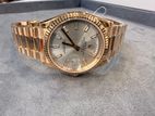 ROLEX DAY-DATE ROSE GOLD WATCH