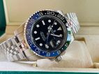 Rolex GMT-Master II Automatic Mens - Black Dial and a Jubilee Bracelet.