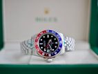 ROLEX GMT-MASTER II “PEPSI” Red & Blue Bezel Jubilee Bracelet Mens Watch