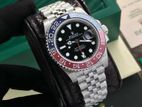 Rolex GMT Master || Pepsi Edition Swiss ETA Automatic Mens Watch