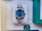 Rolex Lady Datejust – Automatic Premium Quality | Silver with Blue Dial