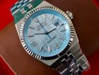 ROLEX LAND-DWELLER 40MM – ICE BLUE HONEYCOMB DIAL WATCH