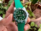 Rolex Submariner Green Dial Automatic Mens Watch