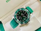ROLEX SUBMARINER “HULK Sporty Instantly Iconic Mens Watch Fashion
