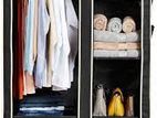 Roll Up Cover - Wardrobe Cloth Cupboard 2 Door Organizer