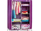 Roll Up Cover - Wardrobe Cloth Cupboard = 2 Door Organizer Storager