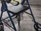 Rollator Moving Walker With Seat Bucket