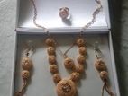 Rose Gold Imitation Necklace Set