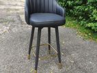 Rotatable Blk Bar Chair 028