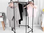 Rotating 5 Layer Cloth Rack With Wheel