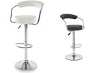 Round Bar Chair Blk & White 319