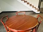 Round Dining Table with 4 Chairs