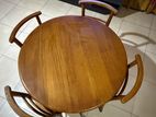Round Dining Table with Matching Chairs