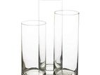 Round Glass Beaker Vase