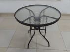 Round Glass Table