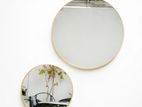 Round Gold Mirror 50cm