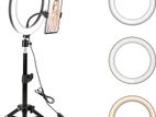 RTAKO 10" Inch Ring Light With Single Phone Holder 80cm Stand