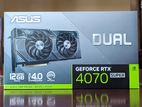 RTX 4070 Super Asus Dual 12 Gb Gaming Pc GPU
