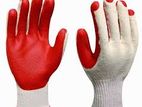 Rubber Coated Palm Cotton Hand Gloves Click