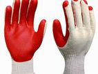 Rubber Coated Palm Cotton Hand Gloves (Heavy Duty) Click