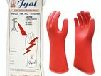 Rubber Insulating Seamless Electric Gloves - 1100 Volts