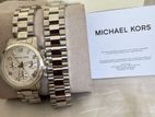 Runway Rhodium-Plated Stainless Steel Triple Wrap Watch Micheal Kors