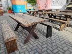 Rustic Railway Timber Table Furniture