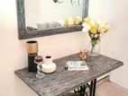 Rustic Wooden Tables Mirrors