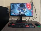RX 580 8GB Gaming PC + 24'' IPS Monitor | 1080p Setup