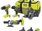 Ryobi 18V HP Brush-less 5 Pcs kit New Australia