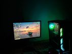 Ryzen 5 5500 Gaming PC Full Setup with Monitor