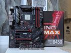 RYZEN 5 5600G WITH B450 Gaming Plus (combo)