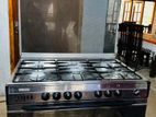 S/s 5 Burner Gas Cooker with Oven