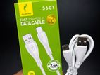 S60T Type C Cable Fast Charging Data USB 2.4A