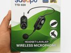 Saeapu TTD-820 Rechargeable UHF Wireless Microphone Set