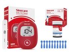 Safe AQ Blood Glucose Meter with 25 Test Strips and Lancets