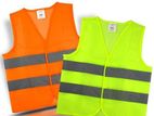 Safety Construction Jacket Net Type - Orange & Green