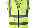 Safety Jacket With Pocket & Zippers