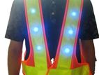 Safety Vest with Rechargeable Led Flash