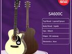 SAGA SA-600C 40 Cutaway Grand Auditorium Acoustic Guitar